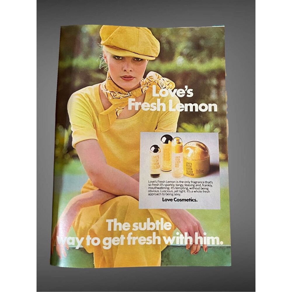 Love’s Fresh Lemon 1977 Magazine Ad